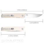SRM 401LC-GT sulankstomas peilis – G10 rankena ir 10Cr15MoV plienas » Dulotec.LT