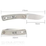 SRM 105M-GK sulankstomas peilis – G10 rankena ir 14C28N plienas » Dulotec.LT