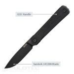 SRM 135-GB sulankstomas peilis – G10 rankena ir 14C28N plienas » Dulotec.LT