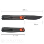 SRM 135-GJ sulankstomas peilis – G10 rankena ir 14C28N plienas » Dulotec.LT