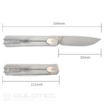 SRM 135-GT sulankstomas peilis – G10 rankena ir 14C28N plienas » Dulotec.LT