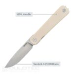 SRM 135-GT sulankstomas peilis – G10 rankena ir 14C28N plienas » Dulotec.LT