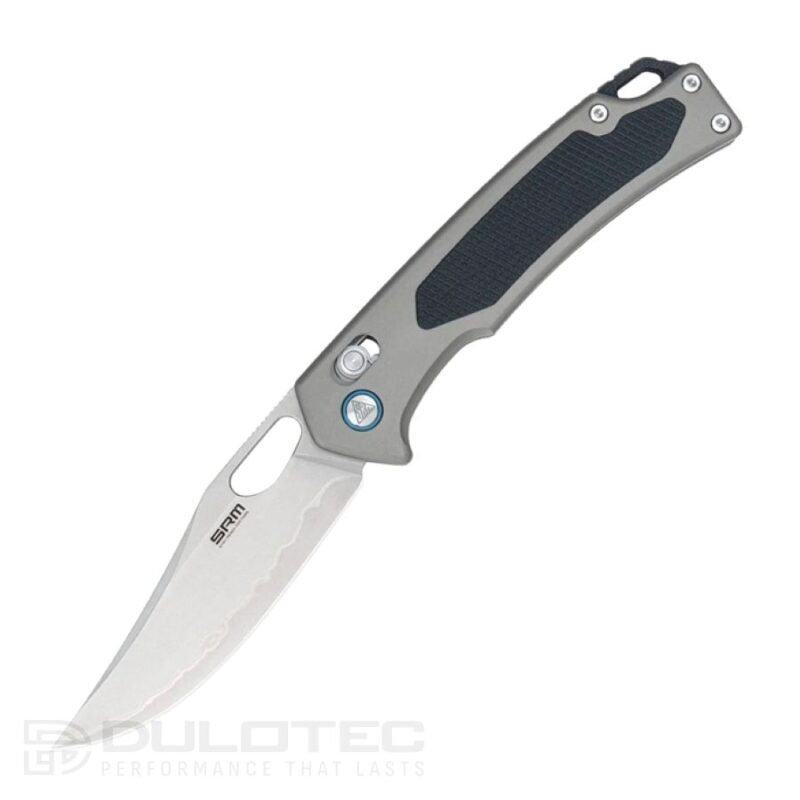 SRM Retriever 9203-AK sulankstomas peilis – rankena iš aliuminio lydinio ir laminuoto 140Cr plieno » Dulotec.LT