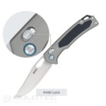 SRM Retriever 9203-AK sulankstomas peilis – rankena iš aliuminio lydinio ir laminuoto 140Cr plieno » Dulotec.LT