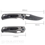 SRM Retriever 9203-AK2 sulankstomas peilis – rankena iš aliuminio lydinio ir laminuotas 140Cr plienas » Dulotec.LT