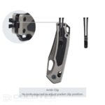 SRM Retriever 9203-AK2 sulankstomas peilis – rankena iš aliuminio lydinio ir laminuotas 140Cr plienas » Dulotec.LT