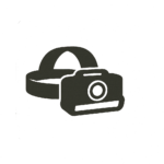 Galingas prozektorius ant galvos