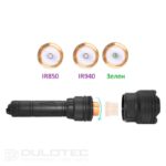 „Dulotec Multi Zoom“ žibintuvėlis, 1 200 liumenų, matomumas iki 1 300 metrų, su nuotolinio valdymo pultu » Dulotec.LT