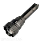„Dulotec Multi Zoom“ žibintuvėlis, 1 200 liumenų, matomumas iki 1 300 metrų, su nuotolinio valdymo pultu » Dulotec.LT