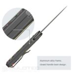 SRM 251MB-GX sulankstomas peilis – G10 rankena ir N690 plienas » Dulotec.LT