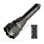 „Dulotec Multi Zoom“ žibintuvėlis, 1 200 liumenų, matomumas iki 1 300 metrų, su nuotolinio valdymo pultu » Dulotec.LT