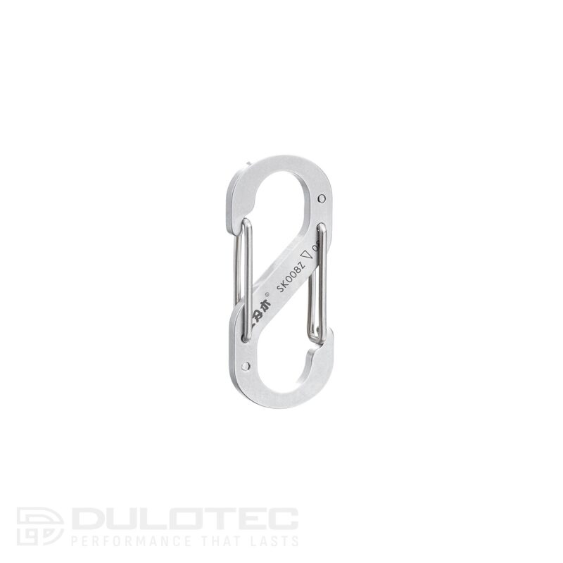SK008Z nerūdijančio plieno karabinas-raktų žiedas » Dulotec.LT