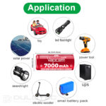 „Vapcell 26650 K70“ 7000 mAh 30 A akumuliatorius » Dulotec.LT