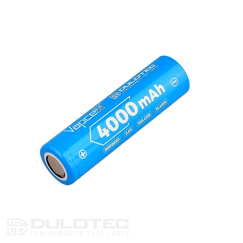 „Vapcell Dulotec“ 18650 4000 mAh 10 A baterija – A1840 » Dulotec.LT