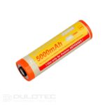 „Vapcell Dulotec 21700“ 5000 mAh 10 A baterija – E2150C su apsauga ir USB-C įkrovimu » Dulotec.LT