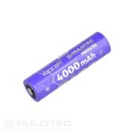 „Vapcell“ 18650 ličio jonų akumuliatorius, 4000 mAh, 10 A, su apsauga, modelis B1840P » Dulotec.LT