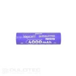 „Vapcell“ 18650 ličio jonų akumuliatorius, 4000 mAh, 10 A, su apsauga, modelis B1840P » Dulotec.LT