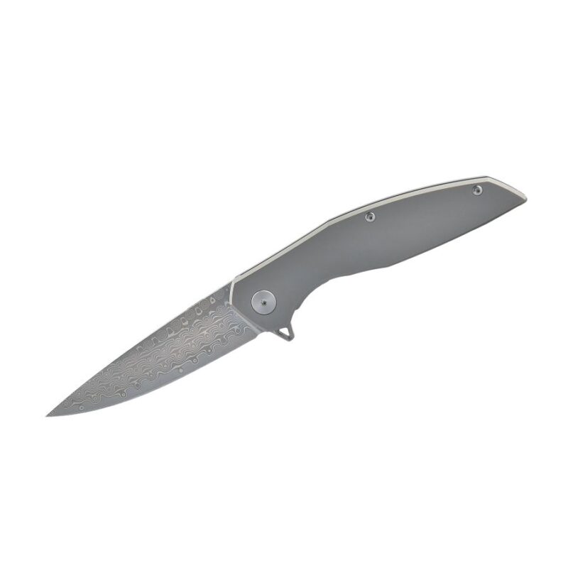 „Dulotec Karma Damascus“ sulankstomas peilis su titano rankena » Dulotec.LT
