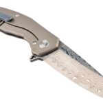 „Dulotec Karma Damascus“ sulankstomas peilis su titano rankena » Dulotec.LT