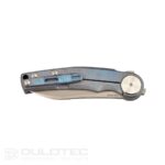 „Dulotec K902“ sulankstomas peilis su titano rankena – mėlynas » Dulotec.LT