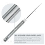 SRM 258L-GK2 „Terrier“ sulankstomas peilis – G10 ir laminuotas 140Cr plienas » Dulotec.LT