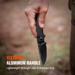 „Ruike P736-AB“ sulankstomas peilis kasdieniniam nešiojimui, 182 mm » Dulotec.LT