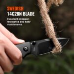 „Ruike P736-AB“ sulankstomas peilis kasdieniniam nešiojimui, 182 mm » Dulotec.LT