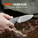 „Ruike P736-AK“ sulankstomas peilis kasdieniniam nešiojimui, 182 mm » Dulotec.LT