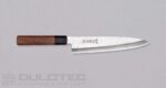 Japonų „Gyuto“ ZDP-189 sidabrinis „Tsuchime“ virtuvinis peilis, 210 mm » Dulotec.LT